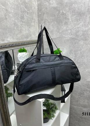 Чорна практична стильна спортивно-дорожня сумка кількість дуже обмежена унісекс7 фото