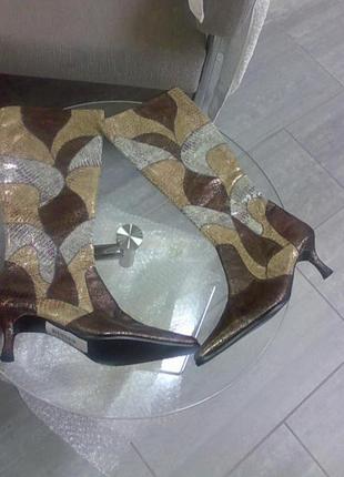 Яскраві чоботи gaston шкіряні р 36 стиль печворк