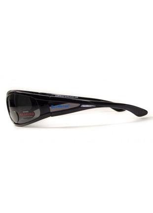 Бифокальные поляризационные очки bluwater bifocal-3 (+2.0) polarized (gray) черная линза с диоптриями3 фото