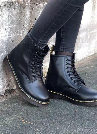 Dr.martens зимние ботинки мартинс с теплым мехом /осень/зима/весна😍