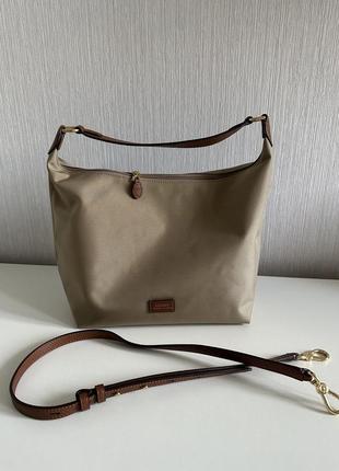 Сумка с кожаными вставками от ralph lauren