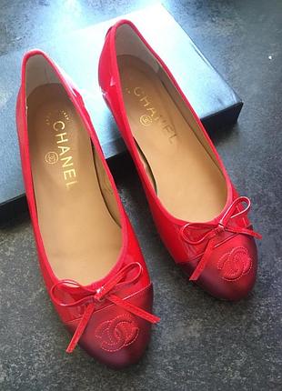Балетки в стиле chanel