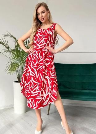 Плаття для жінок колір червоний розмір 3xl fi_007064