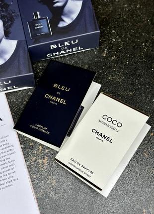 Пробники для нее и него - парфюмерная вода bleu de chanel и chanel coco mademoiselle2 фото