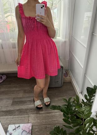 Платье barbi барби, розовое фуксия