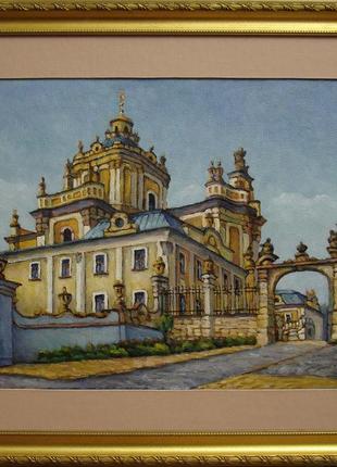 Картина маслом, собор святого юра.