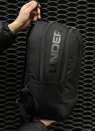 Міський рюкзак чорний under armour велике лого7 фото
