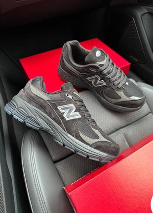 Мужские кроссовки new balance 2002 r dark chocolate