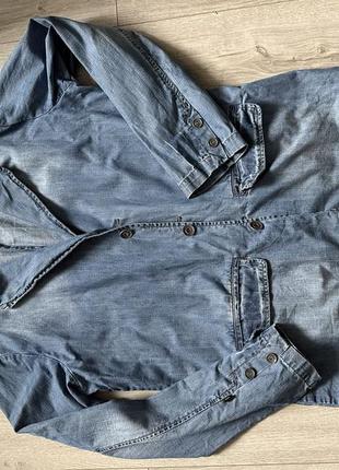 Стильний джинсовий піджак оверсайз унісекс3 фото