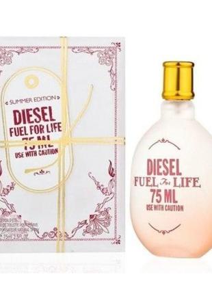 Женская туалетная вода diesel fuel for life summer edition 75 мл