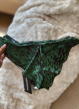 Купальні зелені трусики3 фото