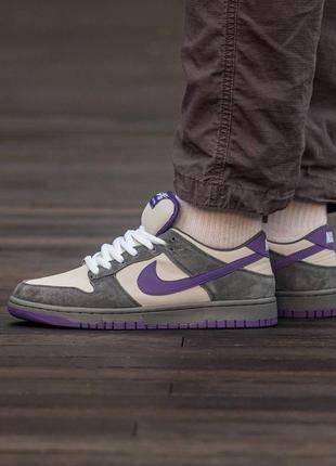 Кроссовки nike sb dunk low “purple pegion”