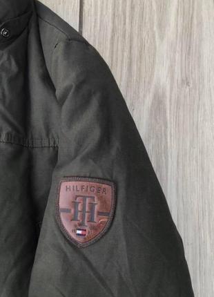 Пуховик tommy hilfiger стильный актуальный теплий куртка пальто5 фото