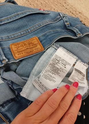 Джинсы скинни levis xs s xxs джинсовые скинни8 фото