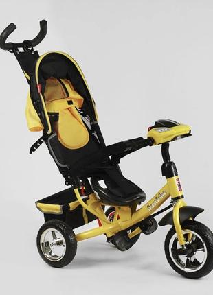 Велосипед 6588 - 36-788 best trike (1) колесо пена, d=25см переднее, d=20см задние, фара, в коробке4 фото