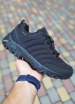 Теплые зимние мужские кроссовки merrell vibram cordura черные термо на флисе зимние кроссовки мерол