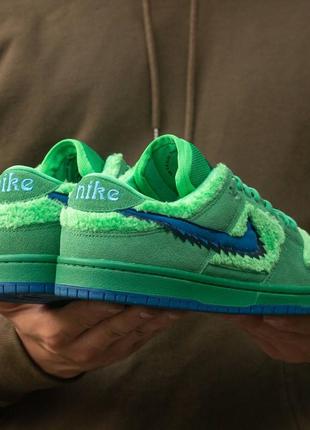 Кроссовки nike sb dunk low grateful dead bears green10 фото