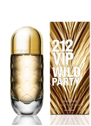 Жіноча парфумована вода  212 wild party for woman 80ml