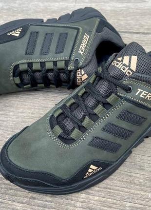 Чоловічі шкіряні кросівки adidas3 фото