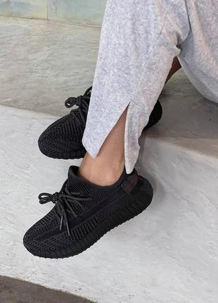 Кросівки adidas yeezy black*(ref шнурки) premium5 фото