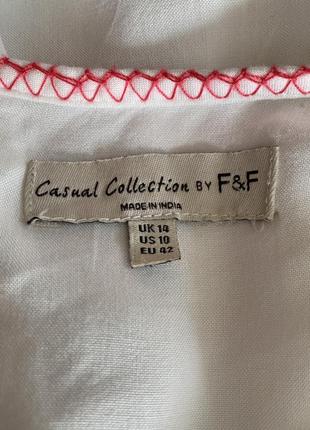 Винтажная вышиванная блузка размер 48 50 вискоза6 фото