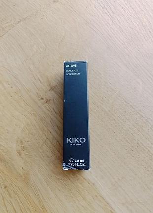 Консилер-коректор kiko milano active #7 concealer correcteur