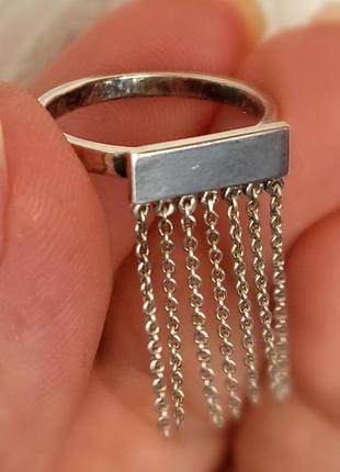 Каблучка "струни" dari jewelry, срібло 9251 фото