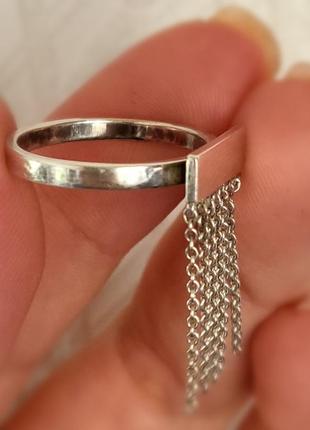 Каблучка "струни" dari jewelry, срібло 9252 фото