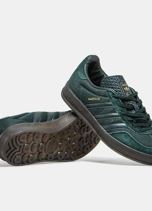 Кросівки adidas gazelle indoor green/класичні кросівки адідас газелі1 фото