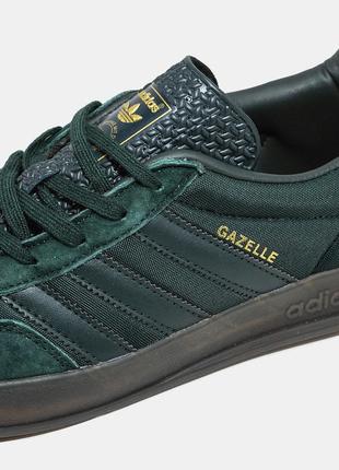 Кросівки adidas gazelle indoor green/класичні кросівки адідас газелі8 фото