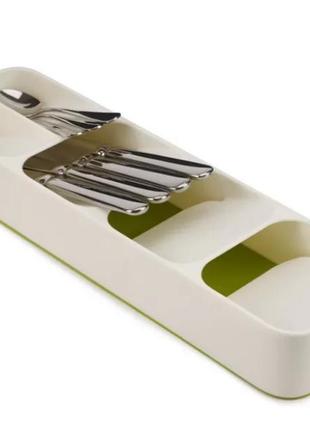 Лоток органайзер для столовых приборов compact cutlery organiser el-2088