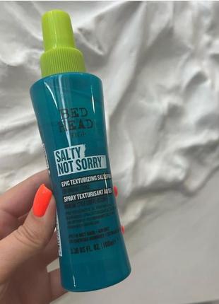 Текстуруючий сольовий спрей для волосся  tigi bed head текстура salt spray