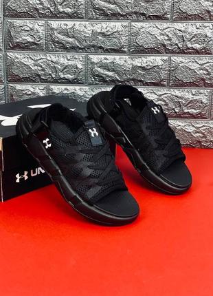 Under armour сандалии мужские черные размеры 38-431 фото