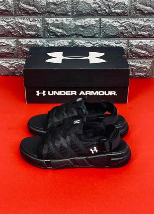 Under armour сандалии мужские черные размеры 38-433 фото