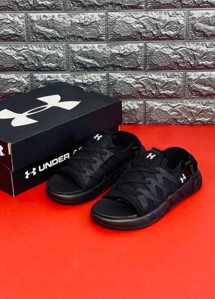 Under armour сандалі чоловічі чорні розміри 38-439 фото