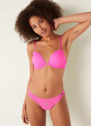 Розовые стринги pink victoria’s secret