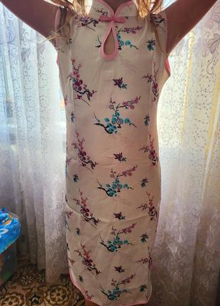 Китайское платье на 9-10 лет
