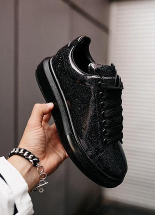 Женские кроссовки alexander mcqueen low galaxy black6 фото