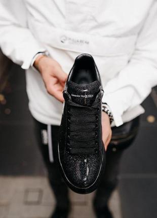 Женские кроссовки alexander mcqueen low galaxy black4 фото