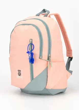 Рюкзак школьный 6753 персиковый