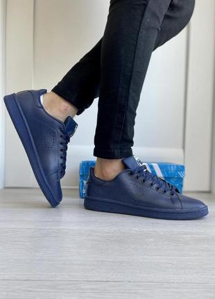 Кеды adidas stan smith, синие7 фото