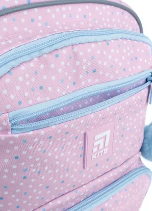 Рюкзак школьный + брелок kite k22-773s-1 38x29x16 светло-розовый9 фото