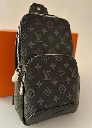 Сумка месенджер в стилі louis vuitton