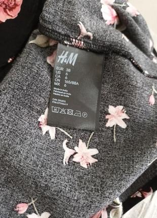Блуза женская с принтом "розы ",бренд h&amp;m.