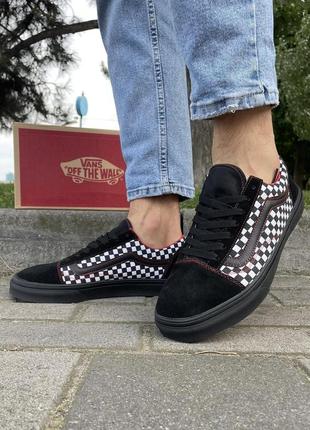 Кеди vans old school (чорно-білі)