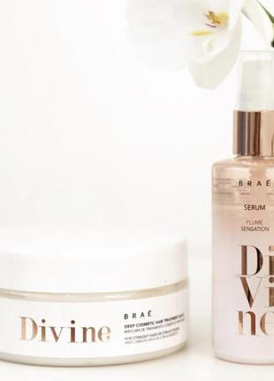 Маска для глубокого восстановления волос brae divine anti-frizz mask