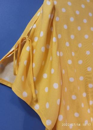 Елегантна легка романтична блузка з віскози4 фото