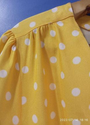Елегантна легка романтична блузка з віскози3 фото