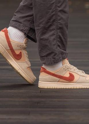 Женские кроссовки nike sb dunk low terry swoosh#найк