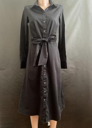 Плаття-сорочка-плаття халат мідіплаття на ґудзиках